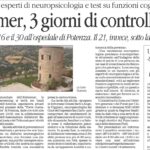 Screening Alzheimer Basilicata 21 settembre 2024